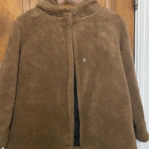 Zara kids faux fur coat